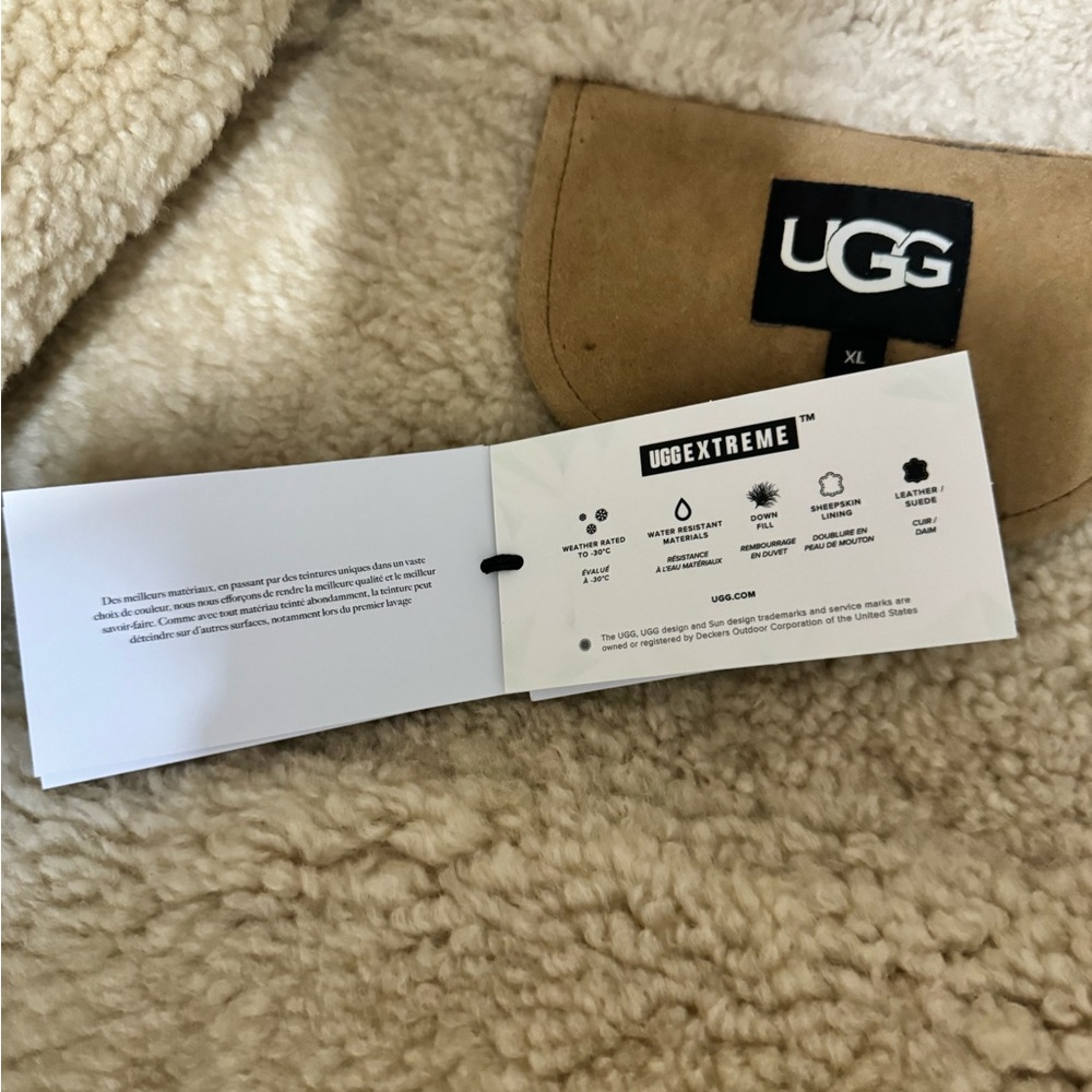 UGG shearling leather jacket - Picture 6 of 16